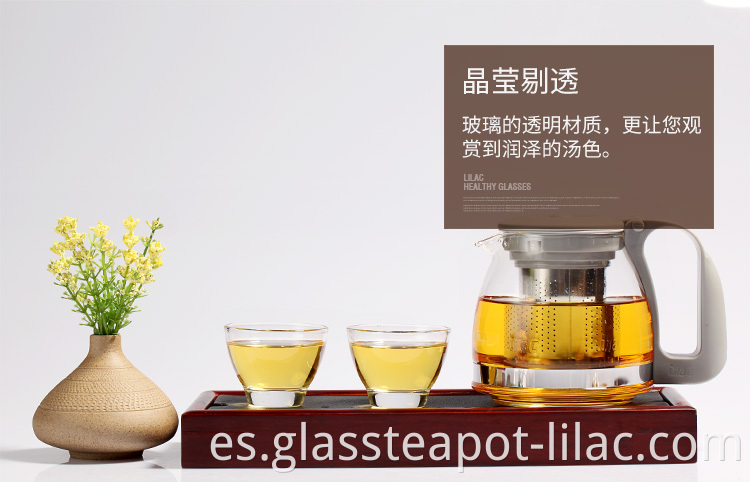Clear Glass Tea Pot 13